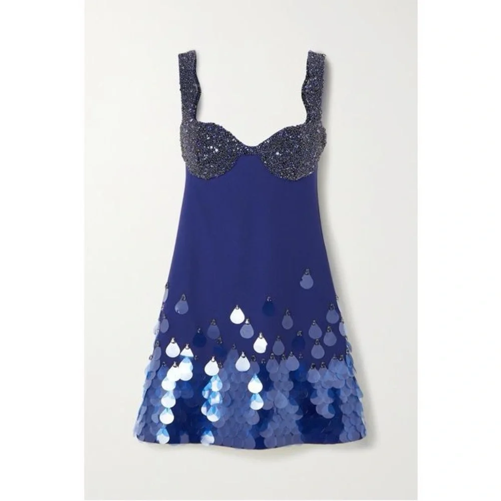 NWOT CLIO PEPPIATT BEADED MINI DRESS - Picture 3 of 12